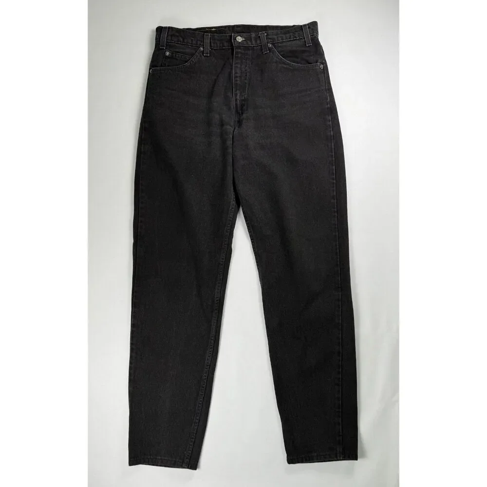 Levi’s Orange Tab 550 Vintage Black Jeans Relaxed Fit Size 34x36